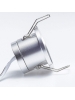 puntiluce 1w rotondo silver d.32 130lm 30d 12v 6000k luce fredda mini plug  2736