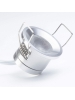 puntiluce 1w rotondo silver d.32 130lm 30d 12v 3000k luce calda mini plug 2338