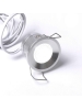 puntiluce 1w rotondo silver d.32 130lm 30d 12v 3000k luce calda mini plug 2338