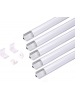 opaco Profilo LED Alluminio Barra Angolare 1Mt Strip 8-10MM Mod.1616 Rotondo