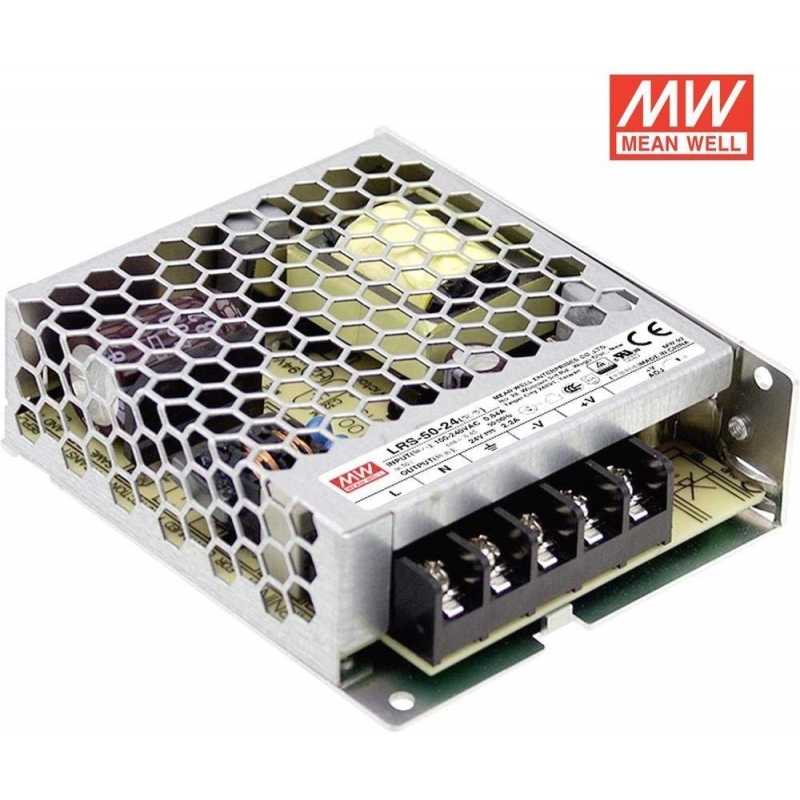 Alimentatore Mean Well LRS 100W 24V DC - Alimentazione Elettrica Professionale - Foto 4