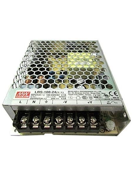 MeanWell Alimentatore LED Mean Well LRS-100-24 100W 24V Enclosed AC/DC 1985