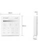 Controller da Parete Touch MiLight 2.4GHz 4Zone Dimmer Monocolore Mod B1 2203