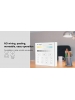 controller dimmer da parete wifi 2.4ghz per lampade led mi light cct gradi kelvin variabile  milight smart panel b2 4 zone 2204