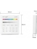 Controller da Parete Touch Mi Light 2.4GHz 4Zone per RGB RGBW Dimmer Mod B3 2205