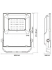 Mi-Light Faro Proiettore LED 50W RGB+CCT 2700-6500K 220V IP65 FUTT02 2294