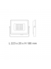 v tac faro led vt 50 superslim chip samsung 50w ip65 luce naturale 4000k sku 410