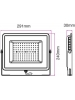 v tac faro led vt 100 superslim chip samsung 100w ip65 luce naturale  4000k sku 416
