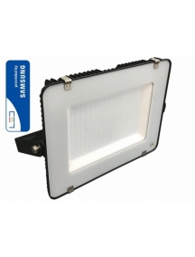 v tac faro led  smd vt 200 superslim chip samsung 200w ip65 luce fredda nero 6400k sku 21419