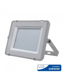 v tac faro led smd vt 200 superslim chip samsung 200w ip65 luce fredda grigio 6400k sku 485