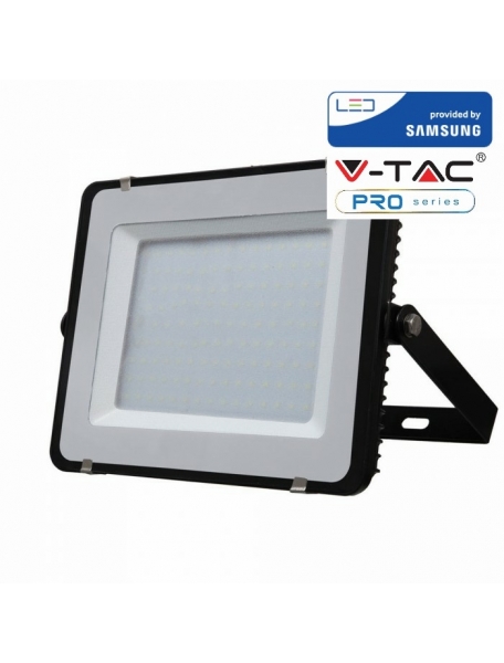 v tac faro led smd vt 150 ultrasottile chip samsung 150w ip65 luce naturale colore nero 4000k sku 476