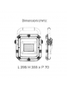 v tac vt 51 faro led smd 50w portatile con staffa e cavo di alimentazione schuko luce naturale sku 945