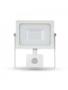 v tac faro led vt 30 s superslim chip samsung 30w ip65 luce calda 3000k con sensore di movimento e creuscolare sku 457
