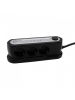 v tac  vt 1133 2   multipresa  da tavolo 3 posti  schuko 2 porte usb e interruttore sku 8817