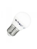 lampadina lampada sfera mignon 4w luce naturale led e27 miniglobo v-tac 1830