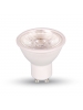 v tac lampada faretto dicroica lampadina a led gu10 7w faretto 38° spotlight dimmerabile luce fredda  vt 2886 d sku 1668
