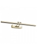 v tac vt 7009 lampada applique da specchio wall light colore oro spazzolato luce calda 120° 600 lumen 8w sku 3983