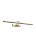 v tac vt 7009 lampada applique da specchio wall light colore oro spazzolato luce calda 120° 600 lumen 8w sku 3983