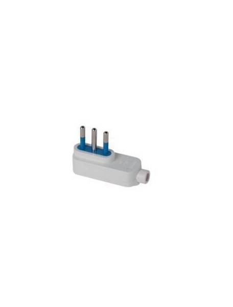faeg 20515 spina piatta salvaspazio 10a 2p+t bianca fg20515