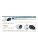 faeg 28621presa volante schuko p40 2p+t 10a 16a 2 prese p17 2p+t 10a 16a nera fg 28621
