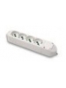 faeg 19604 multipresa senza cavo con 4 prese schuko bipasso 2p+t 16a p40 bianca  fg 19604