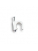 faeg 25507 graffette in plastica tonde con chiodo bianche diametro 7mm pezzi 50 fg 25507