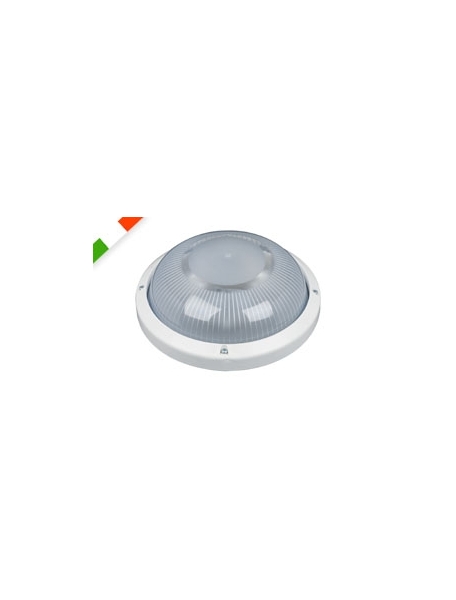 faeg 24155 plafoniera ip65 230v e27 massima potenza  75w biancha fg 24155