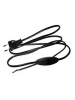 faeg 24121 cavo  2x0,75 cablato con spina e interruttore  2 metri bianco fg 24121