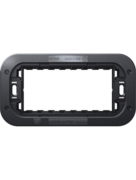 bticino axolute air supporto 4 moduli 4 posti bticino h4704w