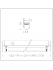 disano plafoniera per canale a file continue rapyd sistem t8 6401 fl 1x18 cel bianco disano 23804008