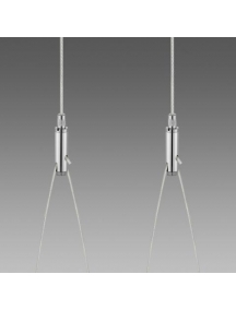 disano sospensione per panel r 2520 nichel disano 99463100