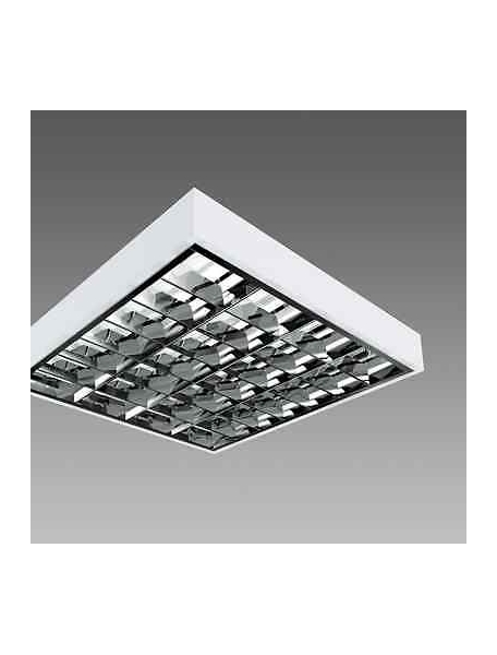 disano plafoniera comfotlight t8 864 fl 4x18 cell bianco disano 15042008
