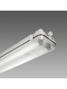 disano plafoniera hydro t8 921 fl 2x58 celf e grigio disano 16453509