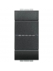 bticino living light  invertitore assiale 16a 1 posto bticino antracite bticino l4054