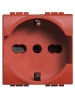 bticino living light  presa schuko bipasso 10 16a rossa 2 posti  bticino l4140/16r