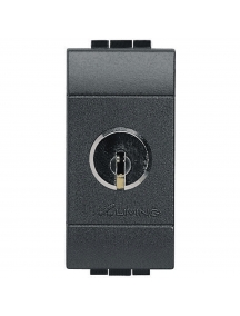 bticino living international  interruttore bipolare a chiave 16a 1 posto bticino l4012