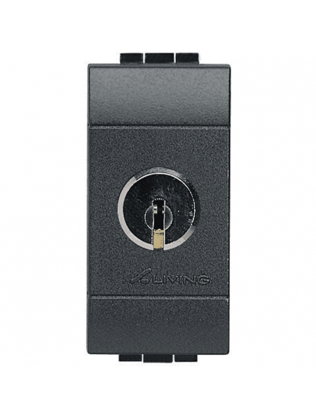 bticino living international  interruttore bipolare a chiave 16a 1 posto bticino l4012