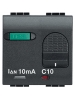 bticino living international magneto termico differenziale 1p+n 10a 10 ma bticino l4305/10