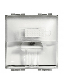 bticino living international lampada segnapasso led luce bianca con interruttore a slitta 230vac 2posti  bticino l4382/230