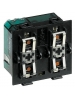 bticino living light  comando speciale per carichi singoli e doppi 2 posti bticino l4652/2