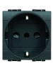 bticino living international presa schuko tedesco italiano 10a 2 posti antracite bticino l4140