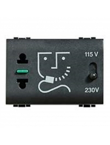 bticino living international presa per rasoio 230v 3 posti bticino l4177