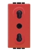 bticino living international presa bipasso 10 16a 1 posto rossa bticino l4180r