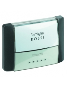 bticino   idrobox pulsante targa ip55  antracite bticino 26108l