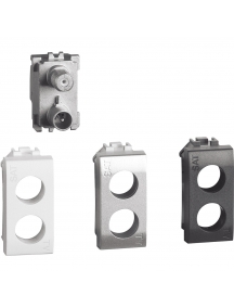 bticino living light  presa tv sat  demiscelata derivata 1 posto bticino ln4214d