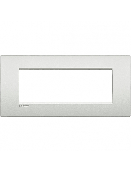 bticino living light placca 7 posti bianco perla bticino lnc4807pr