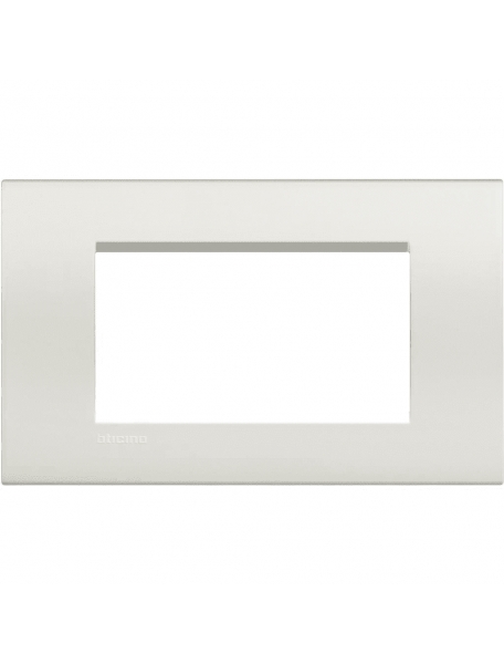 bticino  living light  placca 4 posti bianca bticino lna4804bi