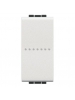 bticino living light  interruttore unipolare assiale 1 posto bticino n4051n