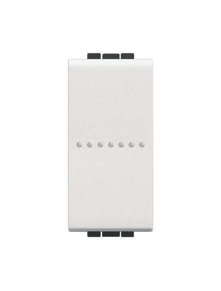 bticino living light  interruttore unipolare assiale 1 posto bticino n4051n