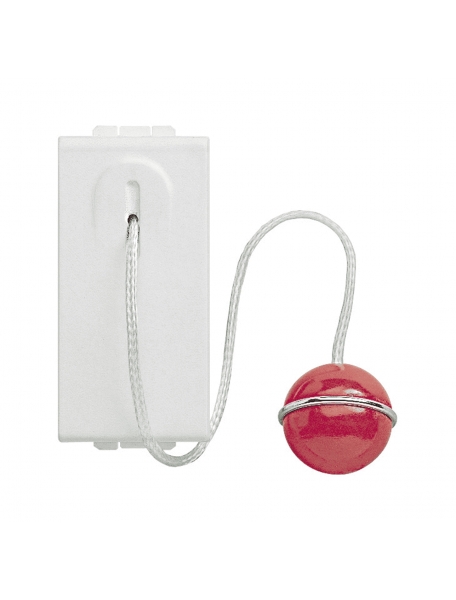 bticino living light  pulsante a tirante unipolare 10a 1 posto bticino n4033